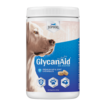 GlycanAid® HA Glucosamine - best joint supplement for dogs’ arthritis & joint health - anti-inflammatory
