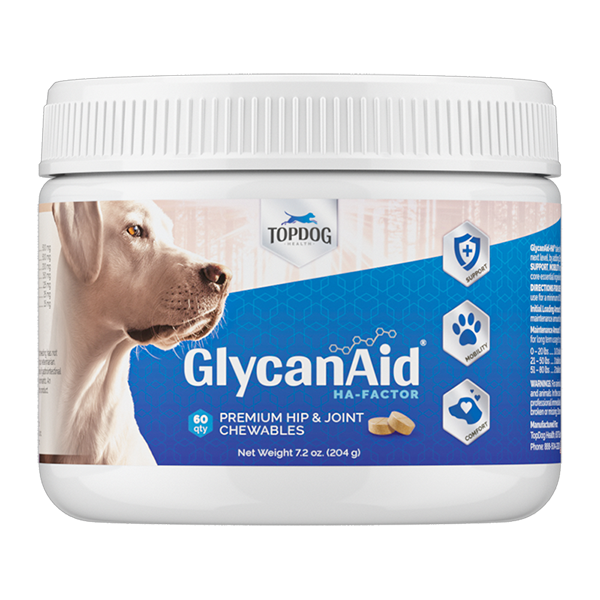GlycanAid® HA Glucosamine - Best Joint Supplement for Dogs Arthritis
