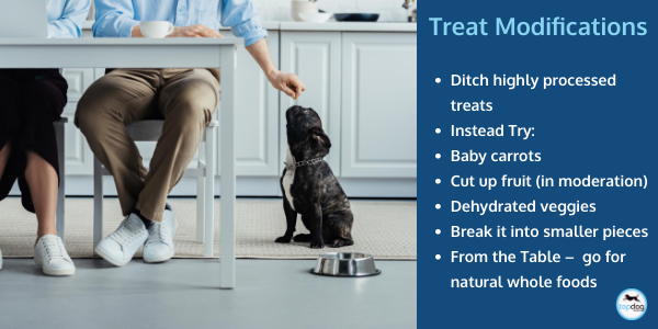 treat modification for arthritic dogs